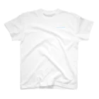 FUNNY JOKESのJIL SAUNER-ジルサウナー-ライトブルーロゴ ワンポイントTシャツ