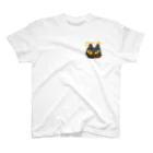 とあ の店の百目猫 ワンポイントTシャツ