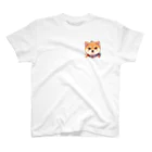 ichigo15の時間のパーティー柴犬 ワンポイントTシャツ