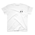 yuko_suzukiのニュートンの万有引力の法則と猫 One Point T-Shirt