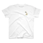 つぎのマルタに座る三毛猫 One Point T-Shirt