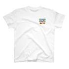 chibi_hikariのビーチで遊ぶ猫たち One Point T-Shirt