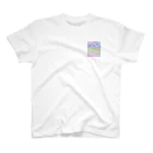 かわいいアートショップの爽やか　水彩画　アート One Point T-Shirt