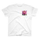 yukki1975のピクセルアートの5月_芍薬 One Point T-Shirt