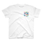 yozoraniyumeoの魔法サーファー少女 One Point T-Shirt