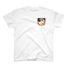 MIMIのあにまる王国の子猫と子うさぎの夢見るひと時 ワンポイントTシャツ