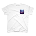 Hojo_Gorozaemonの紫蝶・壱 One Point T-Shirt