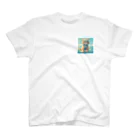 Ojisanlifeの海の子猫 One Point T-Shirt