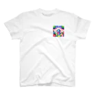 ドット職人のピクセルアート 恐竜の子ども One Point T-Shirt