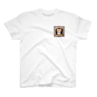 HIROKITI_HAPPYのお出かけバックの猫 One Point T-Shirt