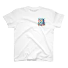 ばばちゃんのビーチのゲームセンター ワンポイントTシャツ