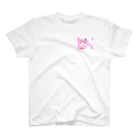 flakey108の夢見る少女(桜) ワンポイントTシャツ