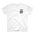 G-EICHIS_Groupの夏の海岸 ワンポイントTシャツ