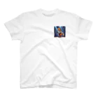 No Horse No Lifeのドット絵歌うウマノスケ君 One Point T-Shirt