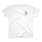 yukaridesignの静けさの朝 ワンポイントTシャツ