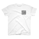 レールファン&スピリチュアルアイテムショップの鉄道風デザイン One Point T-Shirt