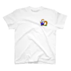 絵本作家・はまのゆかのリスのクルクル・おやつの時間 One Point T-Shirt