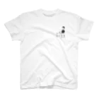 hilo tomula トムラ ヒロのたまには上を向いてみる ワンポイントTシャツ
