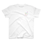 プリズモリイの箱のうねうねローソク足4本 One Point T-Shirt