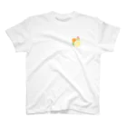 小桜森のラブバとフルーツ（こざくら） ワンポイントTシャツ
