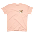 ねこほうチャンネル公式グッズのトロしゃんお顔 One Point T-Shirt