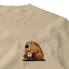 Theビーバーズ byこあらゆうのThe Beaver Blend（ワンポイント・ビーバー） ワンポイントTシャツ