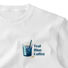 Teal Blue Coffeeのアイスコーヒーをどうぞ ワンポイントTシャツ