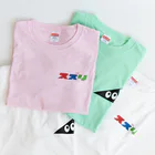りすのしっぽのEzorisu_モノクロ ワンポイントTシャツ