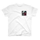kazeou（風王）の死神と薔薇（四角）AI生成 ワンポイントTシャツ