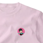 ロカビリーちゃんのロカビリーちゃん（ピンク） One Point T-Shirt