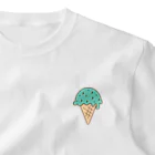 So湖いらの「BIWAKO WO ICE♥」ワンポイントTシャツ One Point T-Shirt