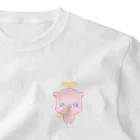 KiKkeiのこぶたのエンジェルぷきゅ ワンポイントTシャツ