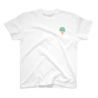 So湖いらの「BIWAKO WO ICE♥」ワンポイントTシャツ One Point T-Shirt
