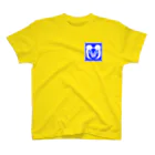 ✨🌈✨ユラクラカン🇯🇵 ✨🌈✨の🌈ʕ•ᴥ•ʔ KUMAZUKIN 🌈ʕ•ᴥ•ʔ 青空ブルーバージョン  ワンポイントTシャツ