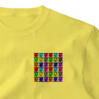 Ａ’ｚｗｏｒｋＳのニコちゃんクロスボーン 9COLOR2×2 ワンポイントTシャツ