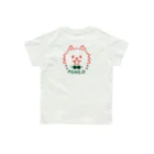 キッズサイズ　わんぱくぽめる堂のキッズサイズ　バックプリント　POMEぶ Cスイカ  Organic Cotton T-Shirt