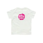 キッズ スマイループのAPPLE KIDS子どもオーガニックTシャツ Organic Cotton T-Shirt