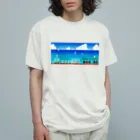 にんじんちびこの夏と水草 Organic Cotton T-Shirt