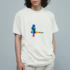 YAYAYAのかんかんふみきり Organic Cotton T-Shirt