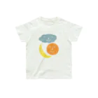 kikiのcloud,sun,moon オーガニックコットンTシャツ