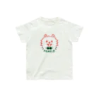 キッズサイズ　わんぱくぽめる堂のキッズサイズ　POMEぶ Cスイカ オーガニックコットンTシャツ