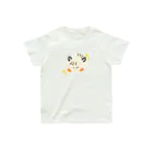 Kiiroitori_goods projectのbaby to cat_01 オーガニックコットンTシャツ