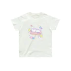 もこはる＊HiNA:＊のゆめねこ　ドーナツでねんねこ オーガニックコットンTシャツ