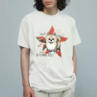 キッズサイズ　わんぱくぽめる堂のキッズサイズ*ぽめるのきらきら オーガニックコットンTシャツ