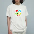 ekubo_designのHappy laughter オーガニックコットンTシャツ