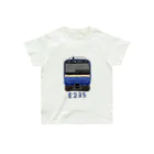 &TRAIN DESIGN STOREの横須賀線 E235系 正面 Organic Cotton T-Shirt