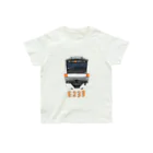 &TRAIN DESIGN STOREの中央線 E233系 正面 Organic Cotton T-Shirt