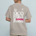 U-WORXのOCO SPICY CURRY LOVES fuca オーガニックコットンTシャツ