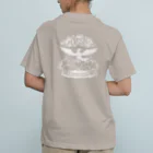 八咫烏の八咫烏　書道家D  &  千隼(白黒) ver オーガニックコットンTシャツ