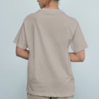 『NG （Niche・Gate）』ニッチゲート-- IN SUZURIの動物家紋。丸に一つ松スイギュウh.t. 黒 Organic Cotton T-Shirt